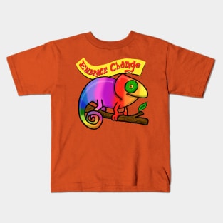 Embrace change chameleon Kids T-Shirt